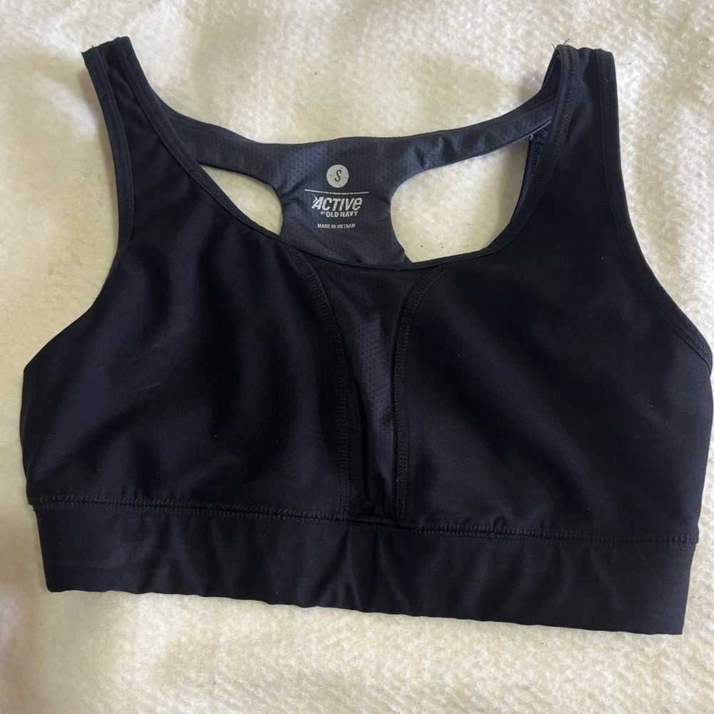 Active Old Navy Black Sports Bra